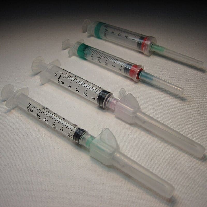 Jeringas y tubos para muestra